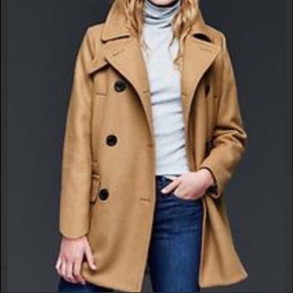GAP Jackets & Blazers - NWT Gap camel pea coat